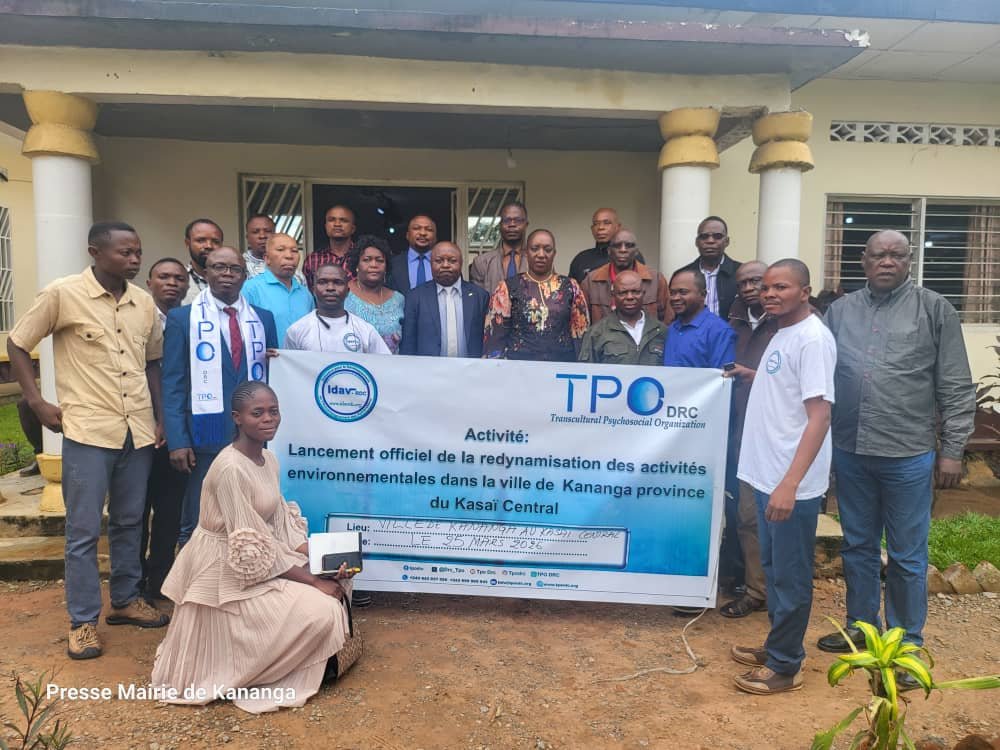 #KANANGA: Lancement officiel de la redynamisation des activités environnementales dans la ville de Kananga, province du Kasaï central par le Ministre provincial de l’environnement.